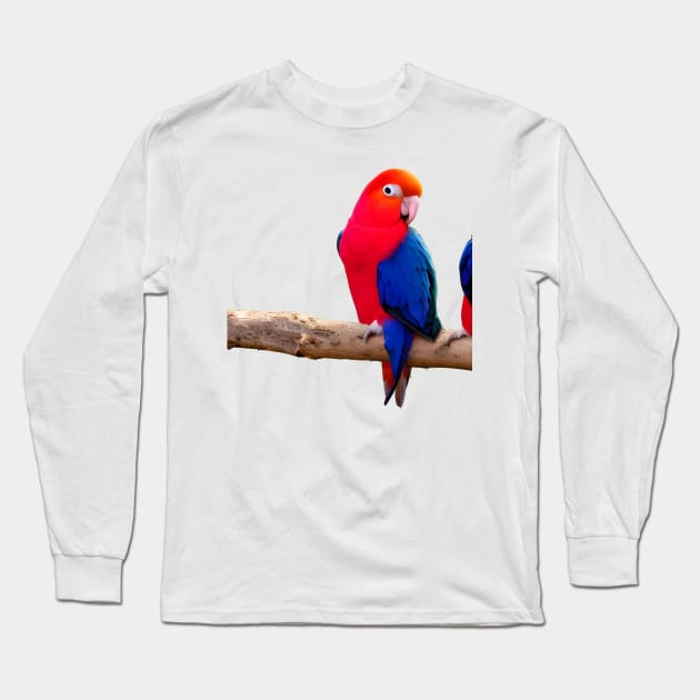 Cute lovebird Long Sleeve T-Shirt by Maffw